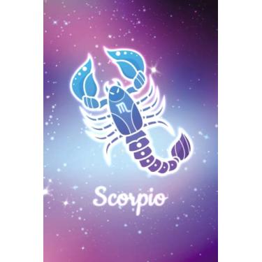 Imagem de Scorpio Notebook: Beautiful Zodiac Sign Scorpio Notebook | 120 Pages | 6x9 Size | Horoscope Astrology Journal