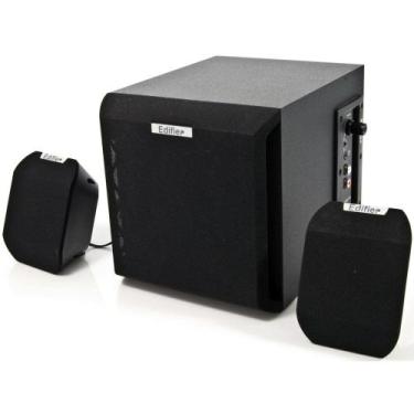 Imagem de Caixa de som Edifier 2.1 15W RMS X100B Black, Preto
