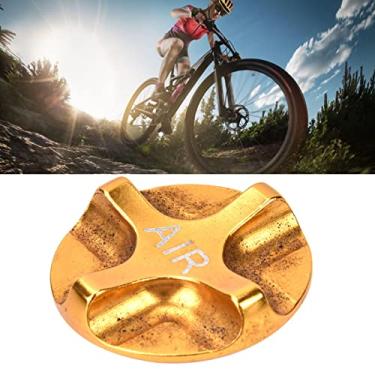 Imagem de E Acessórios, Capa, Bicicleta de Suspensão Axxessory Tampa da Válvula de Liga de Alumínio, para Mulheres Ao Ar Livre Masculino Válvula de Garfo de Suspensão (Amarelo)