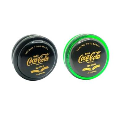 Imagem de Kit Com 2 Ioiôs Premium Edição Limitada Profissional Refrigerantes - Yoyobrasil (Verde e Preto)