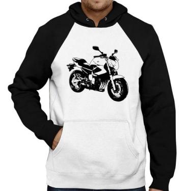Imagem de Moletom Moto XJ6 N Art - Foca na Moda, Branco, Preto, GG