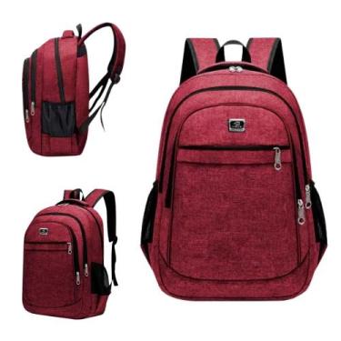 Imagem de Mochila Mala Reforçada Notebook Impermeável Escolar Trabalho Resistent