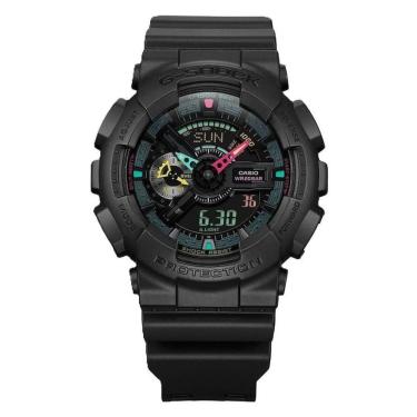 Imagem de Relógio CASIO G-SHOCK masculino preto GA-110MF-1ADR
