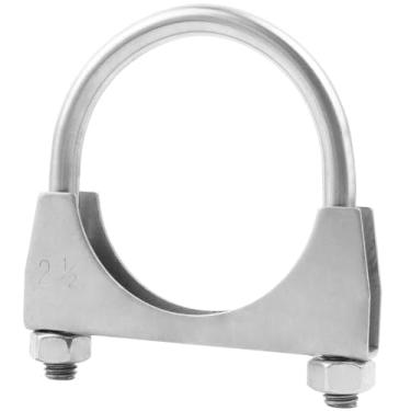 Imagem de RP - Braçadeira de escapamento silenciador de aço inoxidável com parafuso em U (6,35 cm)