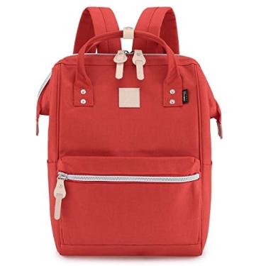 Imagem de himawari Mochila de viagem para laptop com porta de carregamento USB, bolsa médica grande, mochila universitária para mulheres e homens, GG - vermelho, Large, Mochilas de viagem