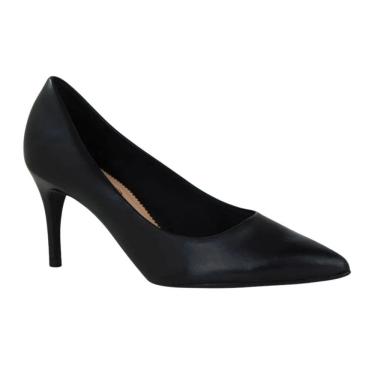 Imagem de Sapato Scarpin Bottero 353721 Feminino Preto saltinho bico fino
