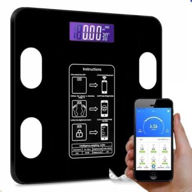 Imagem de Balança  Bioimpedância Banheiro 180 Kg App Digital Corporal - Art Hous