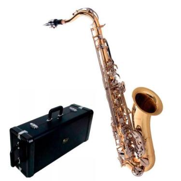Imagem de Saxofone Tenor Eagle St503 Laqueado/Niquelado + Case