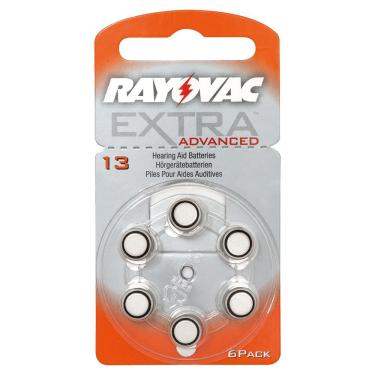Imagem de Pilhas Auditivas Rayovac Sem Mercurio Tamanho 13 Com 6 - D13-6lazm
