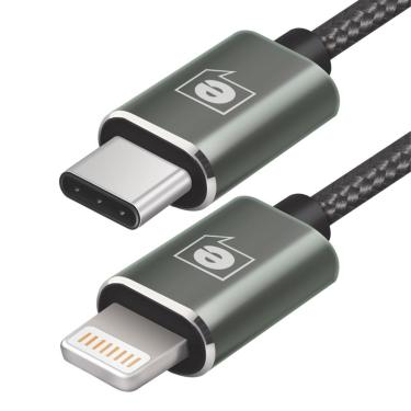 Imagem de Cabo USB Tipo-C para iPhone 1.5M Easy Mobile Cinza