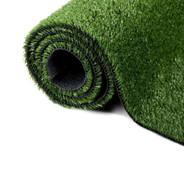 Imagem de WarmShe Grama artificial sintética 1 cm tamanhos personalizados, furos de drenagem para animais de estimação grama sintética tapete astroturf tapete 3FTX10FT tapete interior exterior decoração de jardim