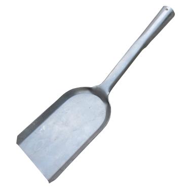 Imagem de Pá de cinza de 45 cm de comprimento para lareira, uma peça intacta formada para churrasco cinza carvão poker Scoop, mini pá de forno, pá de cinza de forno, pá de carvão de aço pesado
