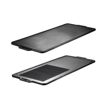 Imagem de Chapa Dupla Face Retangular de Ferro Panela Mineira 90x42cm