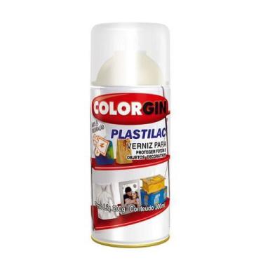 Imagem de Spray Verniz Fosco Plastilac 781 Colorgin 300ml - Proteção contra Umid