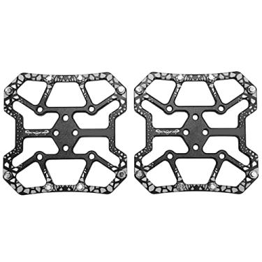 Imagem de Conversor de pedal sem clipes de bicicleta Pedal de disco de travamento Adaptador de plataforma Adaptador de alumínio Alumínio SPD de bicicleta Adaptador de pedal para bicicletas (Preto)