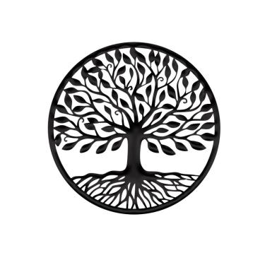 Imagem de Aplique Parede Mandala Árvore Frondosa Decorativo Vazado