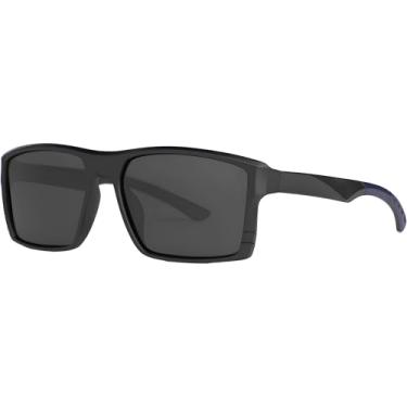 Imagem de Óculos de Sol Masculino Esportivo Polarizado UV400 Preto Village Heaven 6270