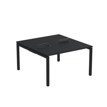 Imagem de Estação de Trabalho Mesa Plataforma Escritório Dupla para 2 Pessoas co