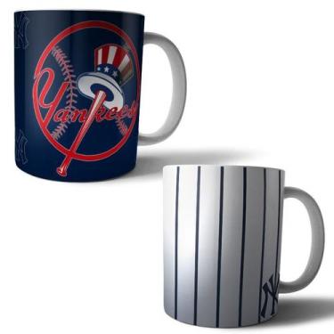 Imagem de Jogo  2 Canecas Porcelana NY Yankees 350ml (BD01) - BD Cases