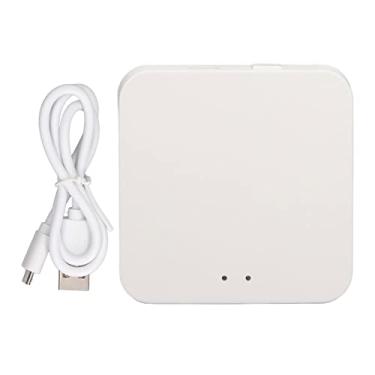 Imagem de WiFi Gateway Smart Home Hub App Controle remoto Multifuncional USB alimentado para dispositivos ZigBee de automação residencial Material ABS Material