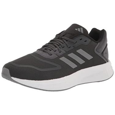 Imagem de adidas Tênis de corrida masculino Duramo 10, Cinza/Branco, 6.5