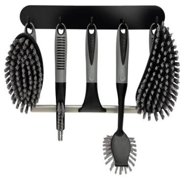 Imagem de Conjunto de escovas de limpeza Trazon Cleaning Shower com rodo, 6 peça