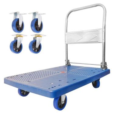 Imagem de Caminhão plataforma LFGUD Push Cart Dolly, capacidade de 300 kg, dobrá
