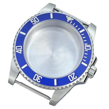 Imagem de FEIYASHI Caixa de relógio de luxo de aço inoxidável SUB de 40 mm à prova d'água para NH35 NH34/36 Miyota8215 ETA2824 peças de modificação de movimento (Miyota8215 8205 movimento + capa inferior sólida