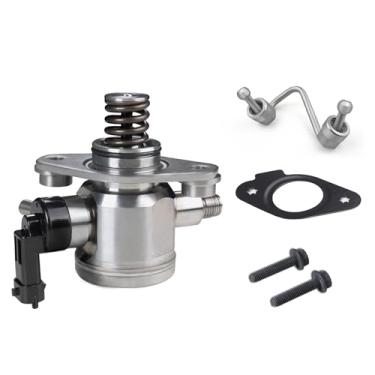 Imagem de EP1028 Bomba de combustível de alta pressão com tubo de alimentação de combustível intermediário 12608374 compatível com Buick LaCrosse, Verano, Regal e Chevy Equinox, Malibu, Impala e GMC Terrain