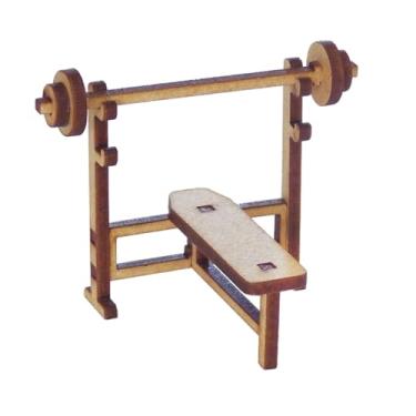 Imagem de MINIATURA BANCO DE SUPINO RETO M1058