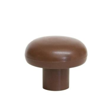 Imagem de Kit Com 10 Puxadores VitóRia Na Cor, Puxador Para MóVeis, Portas, Gavetas E ArmáRios,(Marrom)