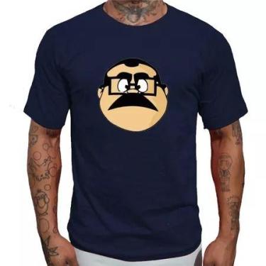 Imagem de Camiseta chaves personagens barriga - Loja Dinka, P, Azul marinho