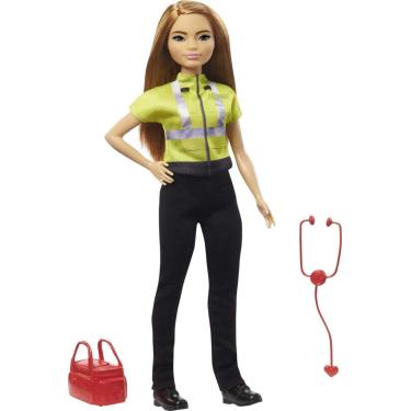 Imagem de Boneca Barbie Profissões Paramédica  - Mattel Gyt28