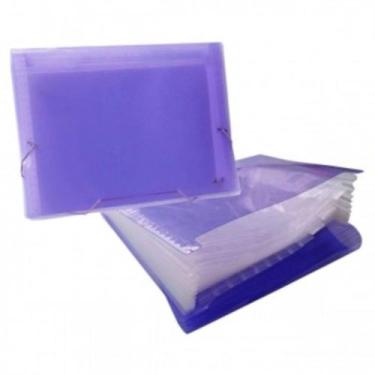 Imagem de Pasta Sanfonada A4 Com 12 Divisorias Lilas Acp