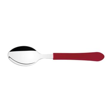 Imagem de Kit 3 Colher De Mesa Inox Vermelho Leme Tramontina