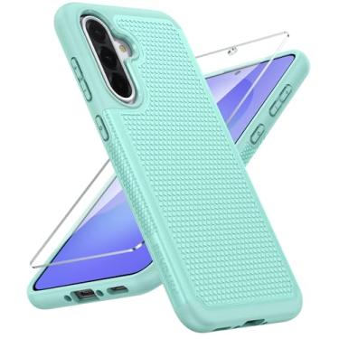 Imagem de FNTCASE Capa para celular Galaxy A36-5G: Capa protetora de camada dupla para Samsung A36 A56 5G resistente à prova de choque resistente com traseira texturizada antiderrapante - proteção militar
