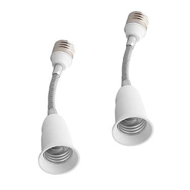 Imagem de Bettomshin 3 peças de suporte de lâmpada E27 para E27, adaptador de soquete de lâmpada PBT resistente ao calor para substituição de lâmpada fluorescente LED branco