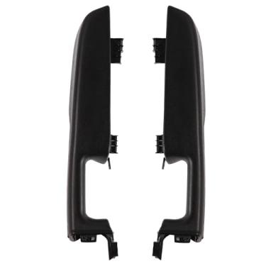 Imagem de YZQPNB Apoios de braço de porta compatíveis com Chevy Silverado Tahoe Suburban 1999-2006, GMC Sierra Yukon cinza claro lado do passageiro esquerdo e direito