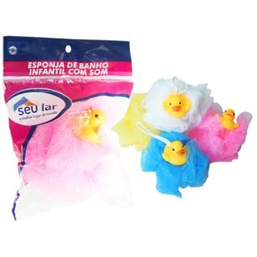 Imagem de ESPONJA DE BANHO INFANTIL C/SOM SEU LAR