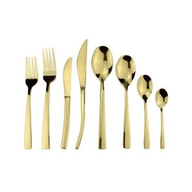 Imagem de Faqueiro Ravel 48 Peças Fracalanza em Aço Inox - Champanhe