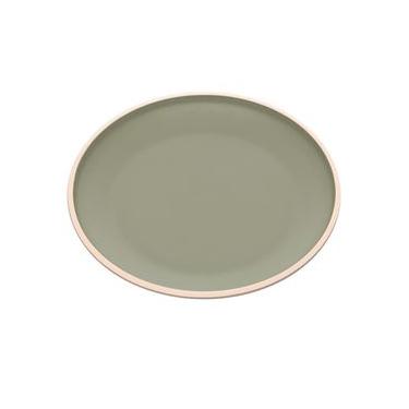 Imagem de Jogo com 6 Pratos Raso Melamina Class cinza 27cm