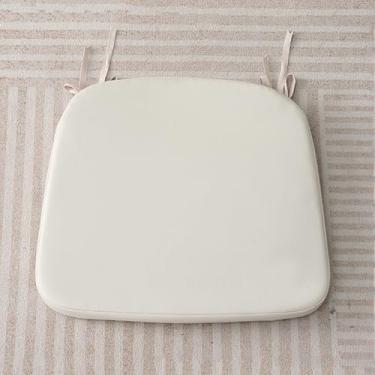 Imagem de Almofadas de cadeira para cadeiras de jantar, almofadas de cadeira de cozinha com laços, almofadas de assento impermeáveis em forma de U almofadas de assento de espuma viscoelástica bege 2 M 2 peças