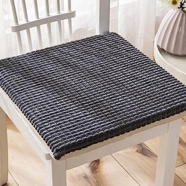 Imagem de Almofadas para cadeiras de cozinha quadradas, almofadas cadeiras de sala de jantar baratas, laváveis removíveis almofadas para cadeiras grossas anti-deformação, universal para toda a estação