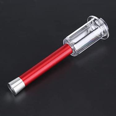 Imagem de Domary Fácil Bomba de Ar Pressão Abridor de Garrafa Vinho Tinto Removedor Cortiça Ferramentas Saca-rolhas para Casa Restaurante Barra (Vermelha)