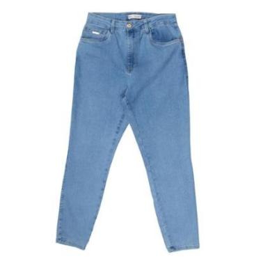 Imagem de Calça Jeans Feminina Max Denim Plus Size Skinny Curve Azul-Feminino