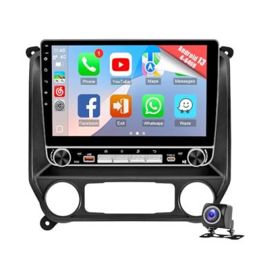 Imagem de Naifay Rádio automotivo 4 + 64 G Android 13 para Chevy Silverado GMC Sierra 2014-2018 estéreo com carpaly sem fio e Android Auto, tela de 10,1 polegadas para estéreo Silverado com GPS/Bluetooth/câmera