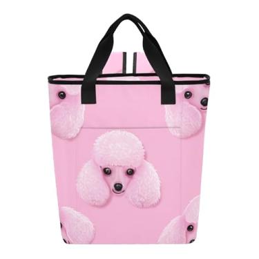 Imagem de Joitme Sacos térmicos isolados para praia, fofos, poodles, cães, à prova de vazamento, à prova d'água, 36 latas à prova de vazamento, bolsa térmica para almoço