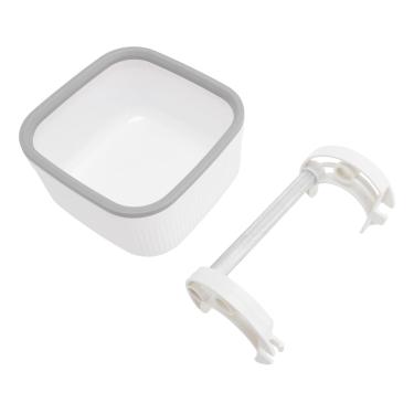 Imagem de Fabater Suporte de Vaso Sanitário para Pássaros Em Liga de Alumínio, Estrutura Fácil de Limpar, Colocação Versátil, Mesa/chão, Penico, Acessório Elegante para Animais de Estimação, Amantes de Pássaros