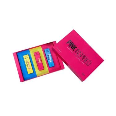 Imagem de Estojo Desodorante Corporal Amakha Feminino Pink Inspired 45ml