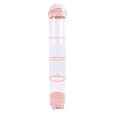 Imagem de Zerodis Tubo de Armazenamento de Animais de Pelúcia, Grande Transparente de 162 Cm, Organizador de Brinquedos de Pelúcia, Balde de Exibição Com Luzes Ajustáveis, Torre de Armazenamento de (Rosa)